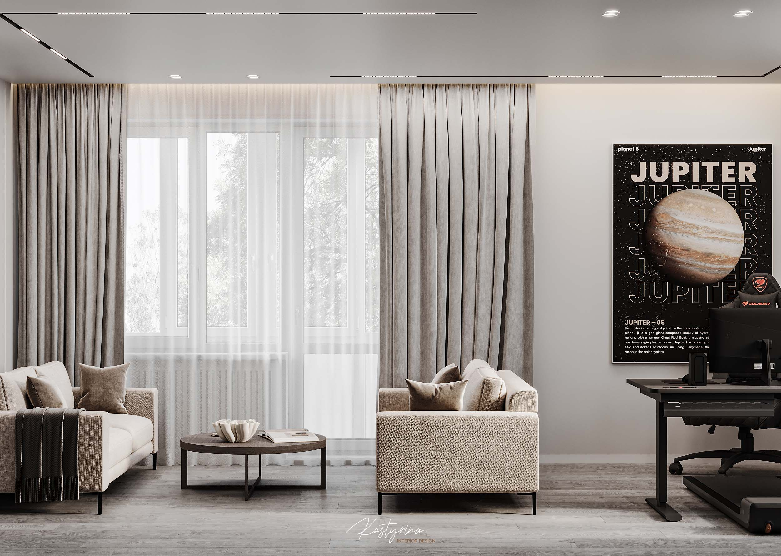 Квартира для мужчины из сферы IT - 90 м²