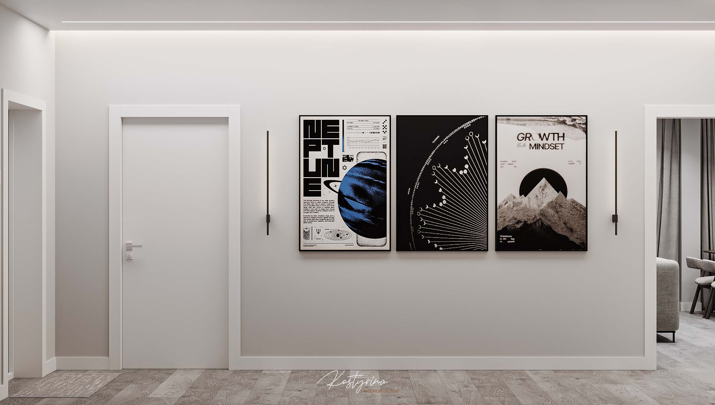 Квартира для мужчины из сферы IT - 90 м²