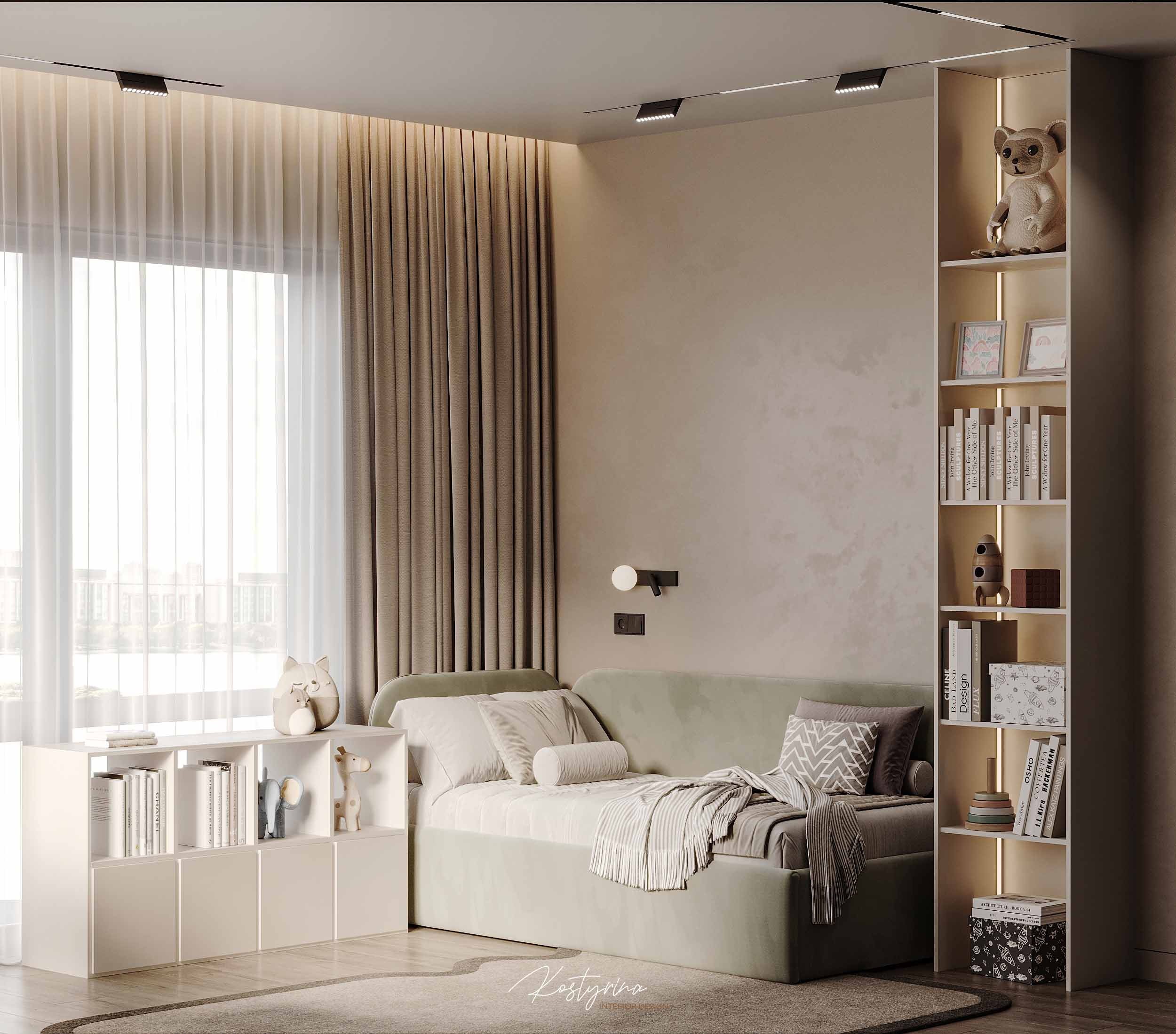 Квартира для семьи с детьми и корги — 70 м²