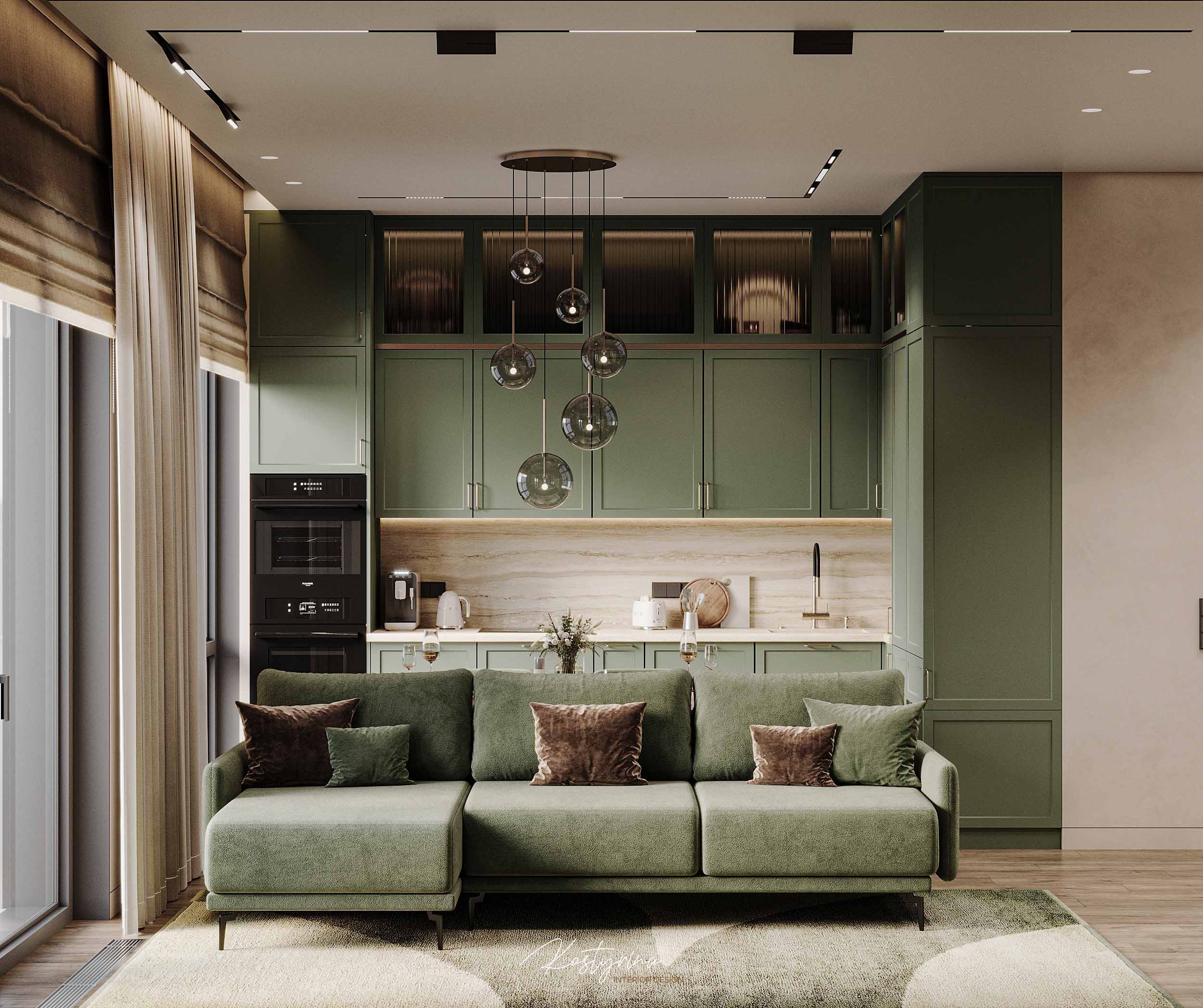 Квартира для семьи с детьми и корги — 70 м²