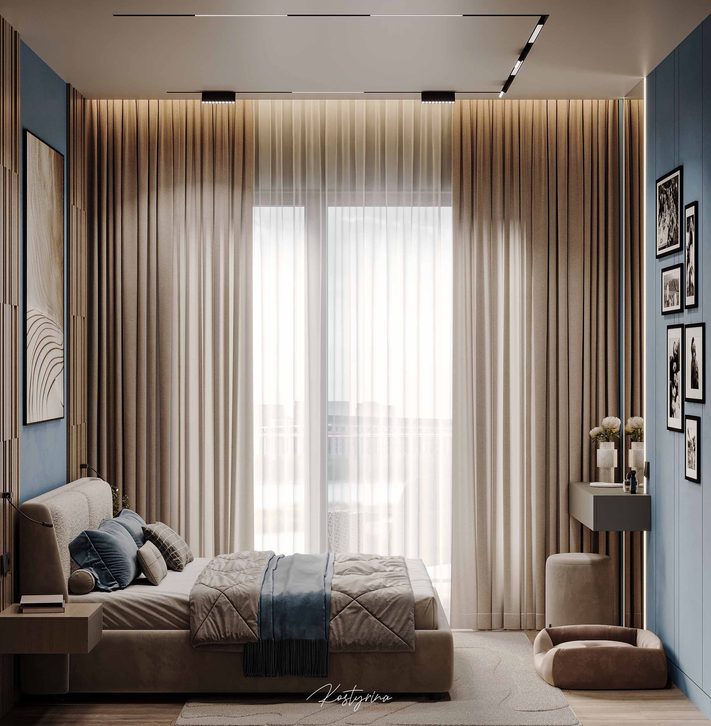 Квартира для семьи с детьми и корги — 70 м²