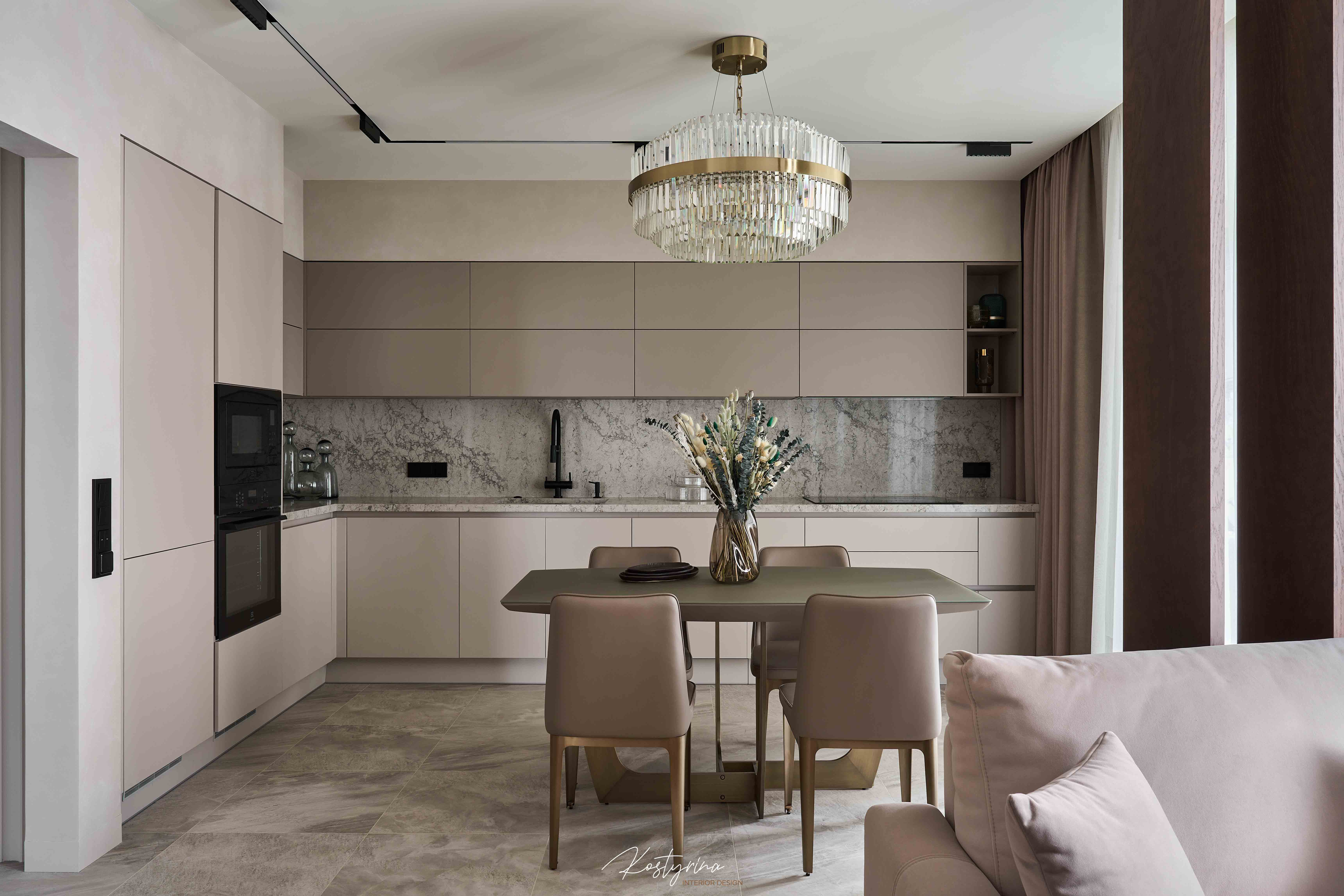 Интерьер квартиры в ЖК «Ты и Я» - 90м²