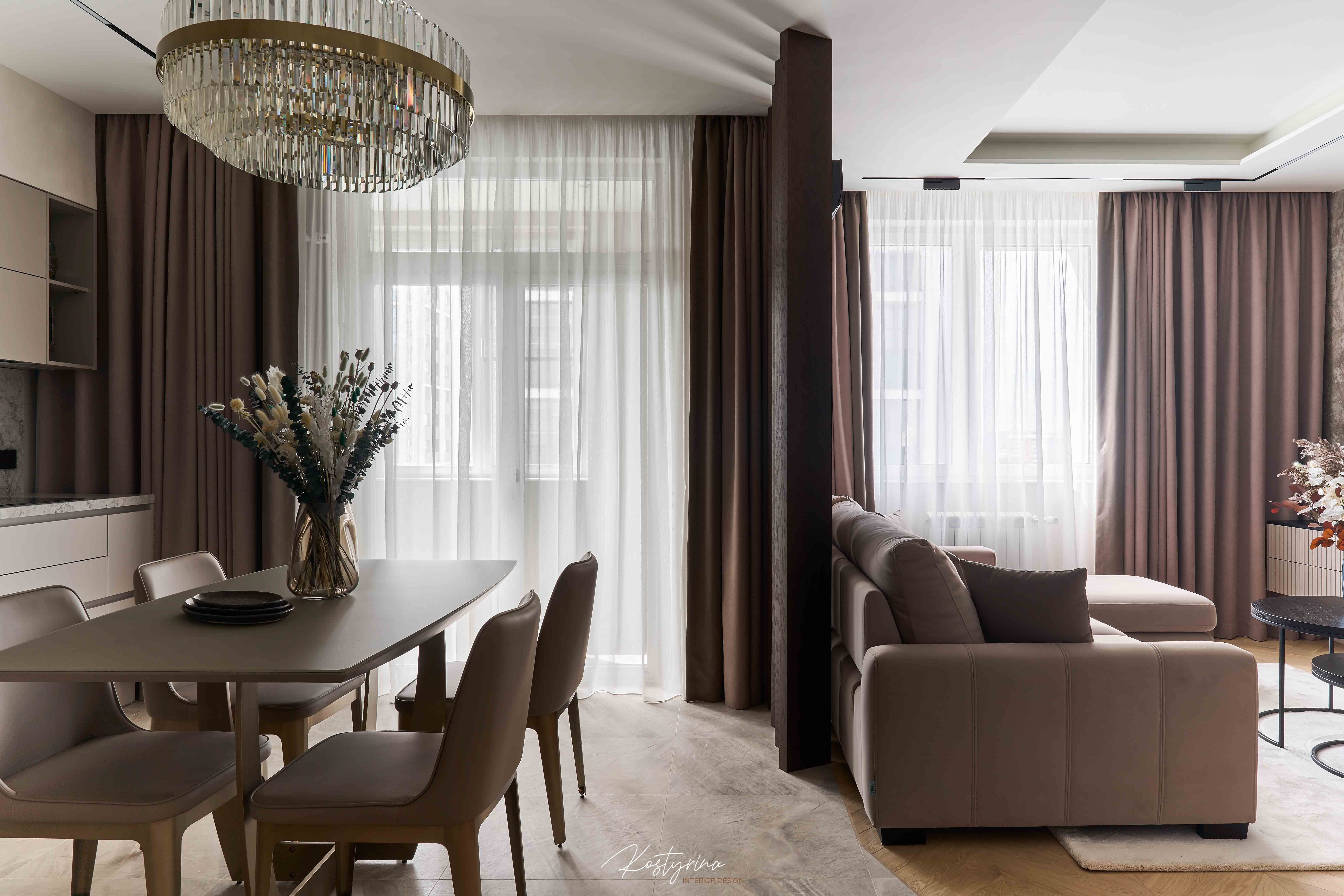 Интерьер квартиры в ЖК «Ты и Я» - 90м²