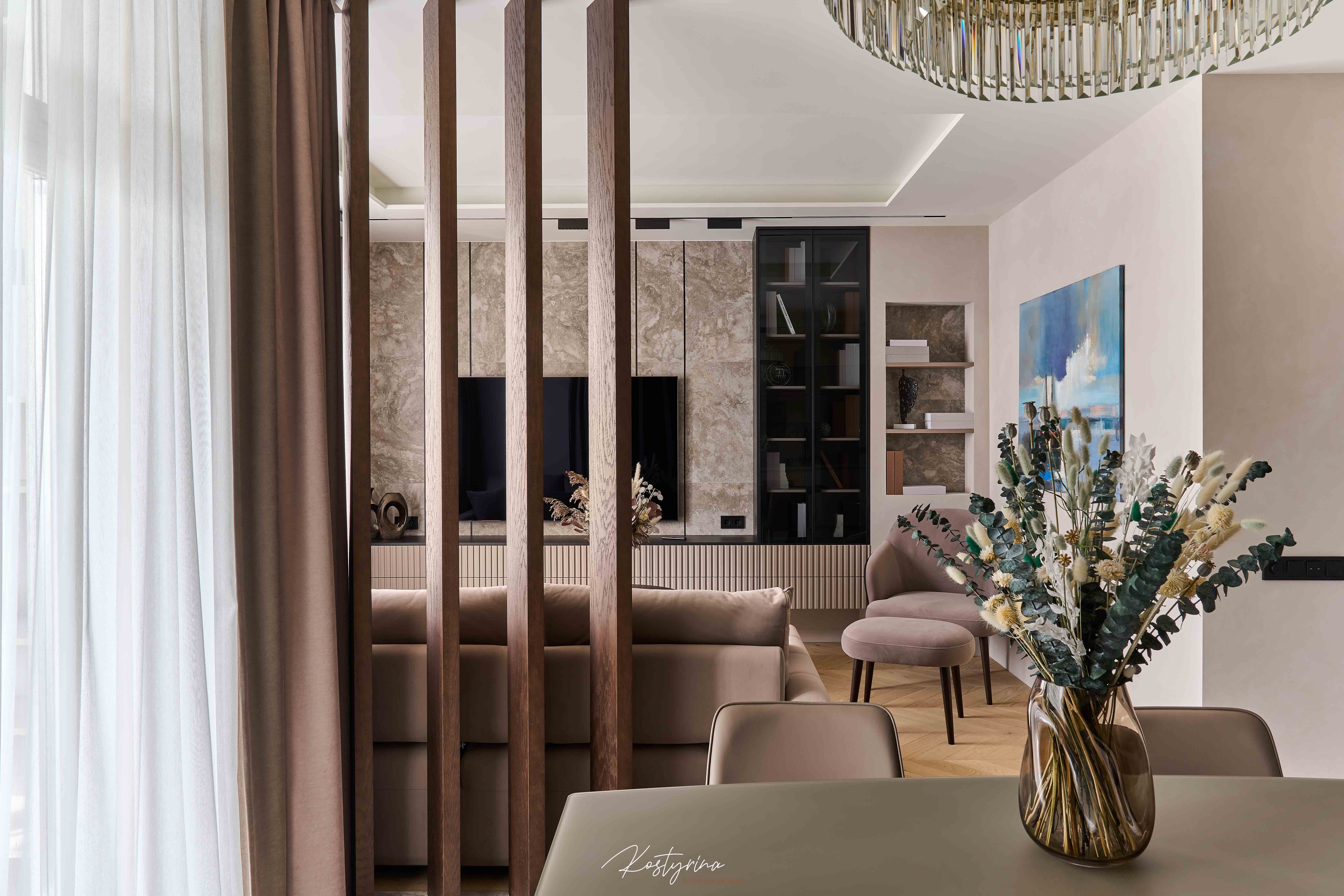 Интерьер квартиры в ЖК «Ты и Я» - 90м²