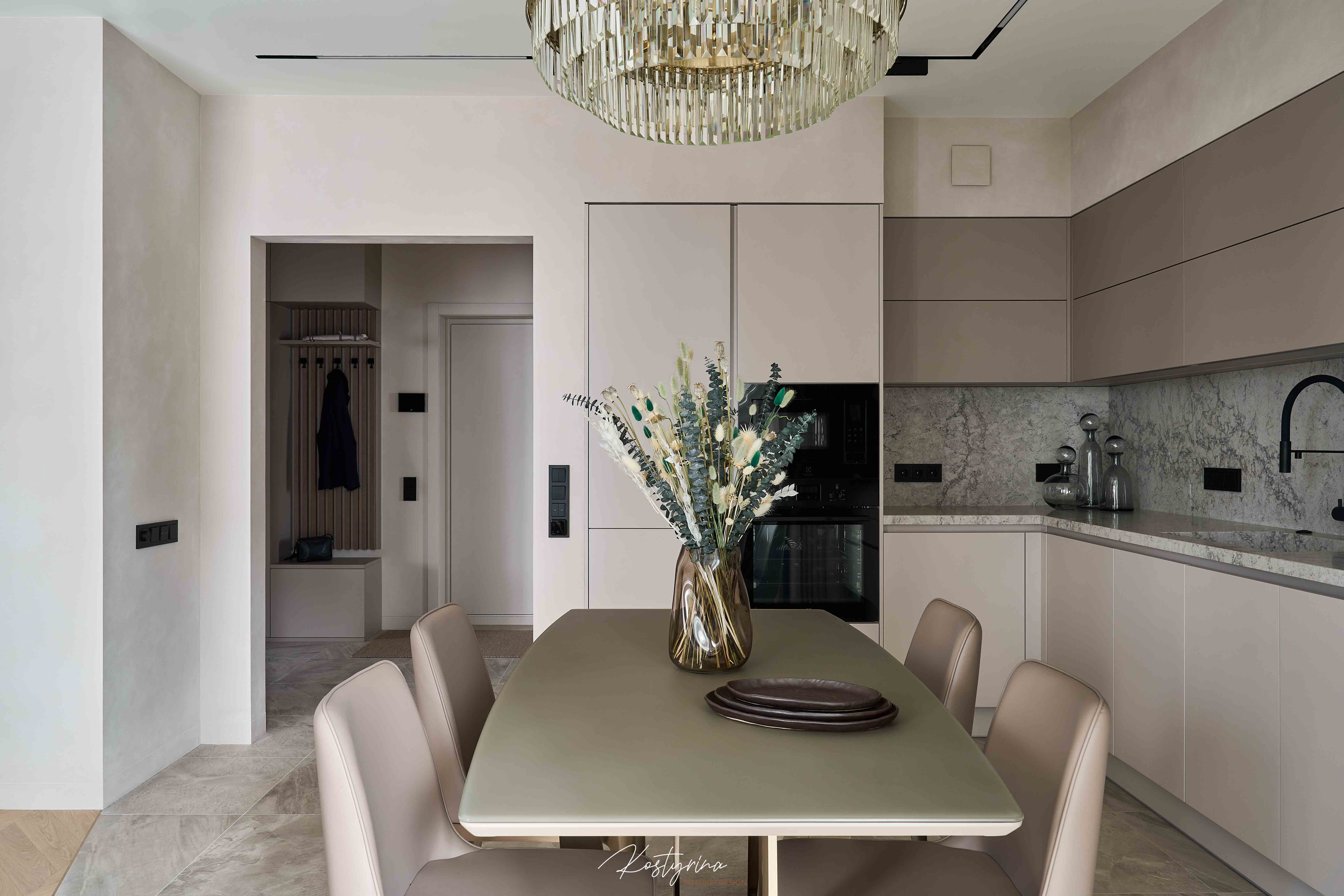 Интерьер квартиры в ЖК «Ты и Я» - 90м²