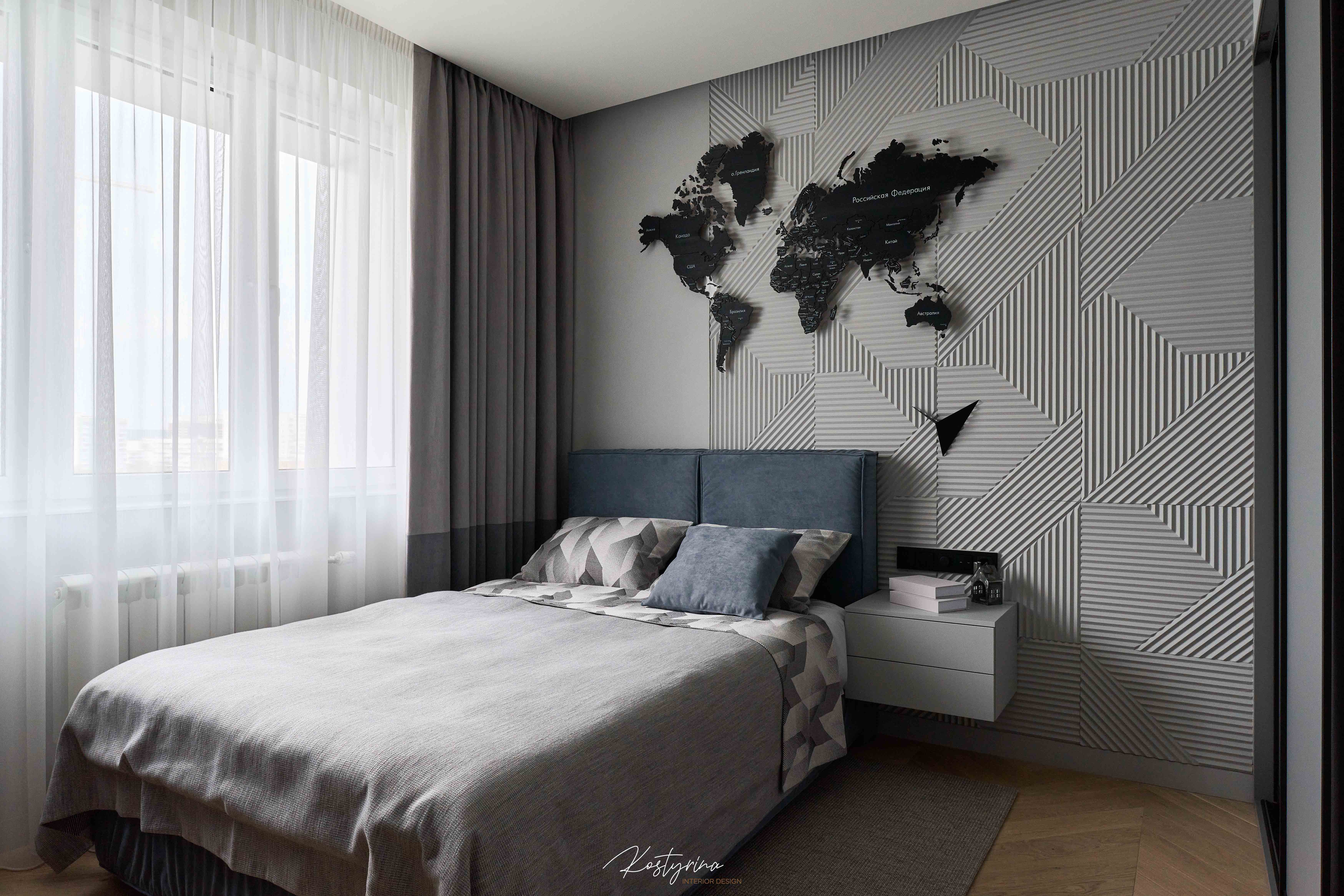 Интерьер квартиры в ЖК «Ты и Я» - 90м²