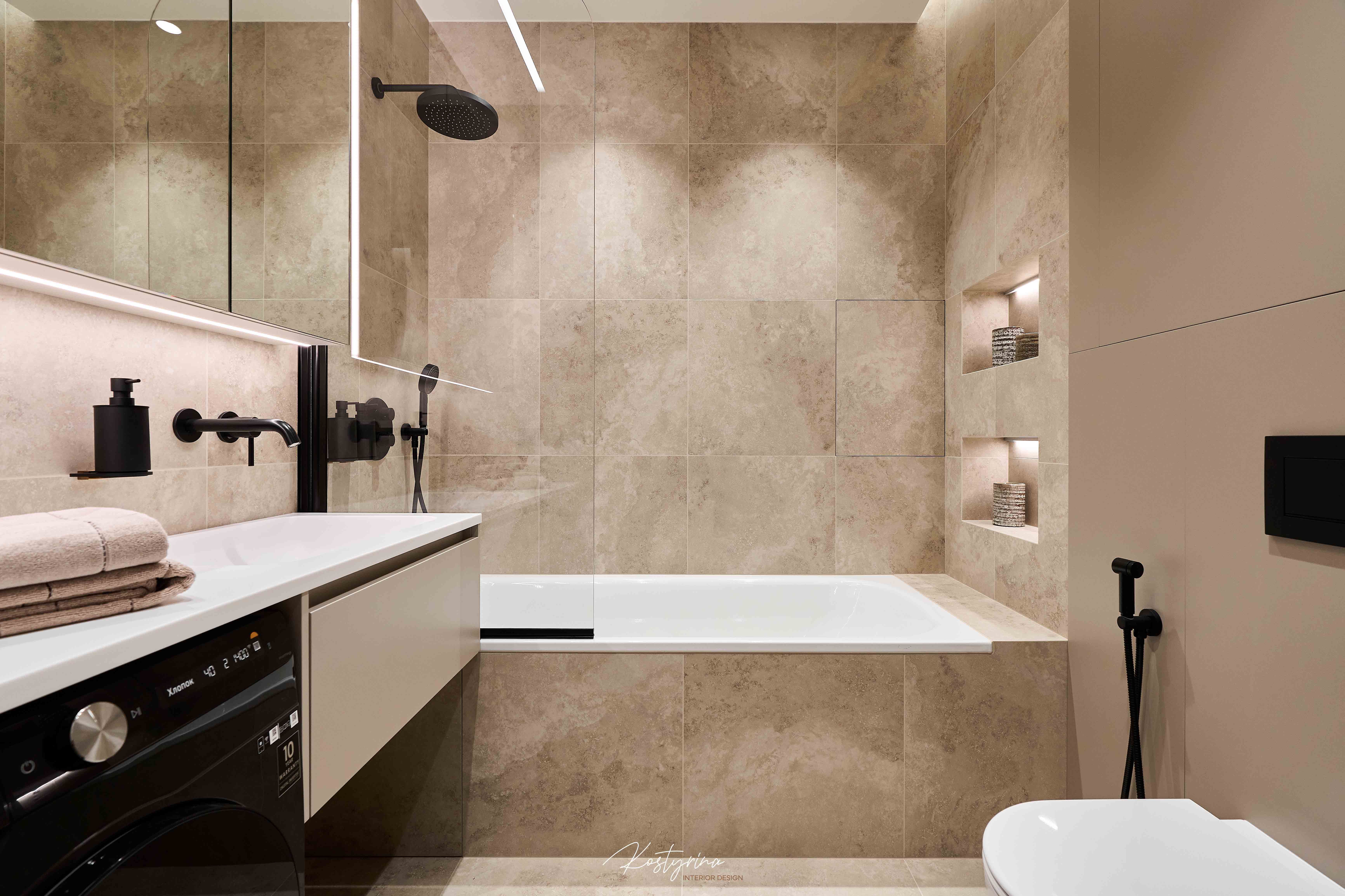 Интерьер квартиры в ЖК «Ты и Я» - 90м²