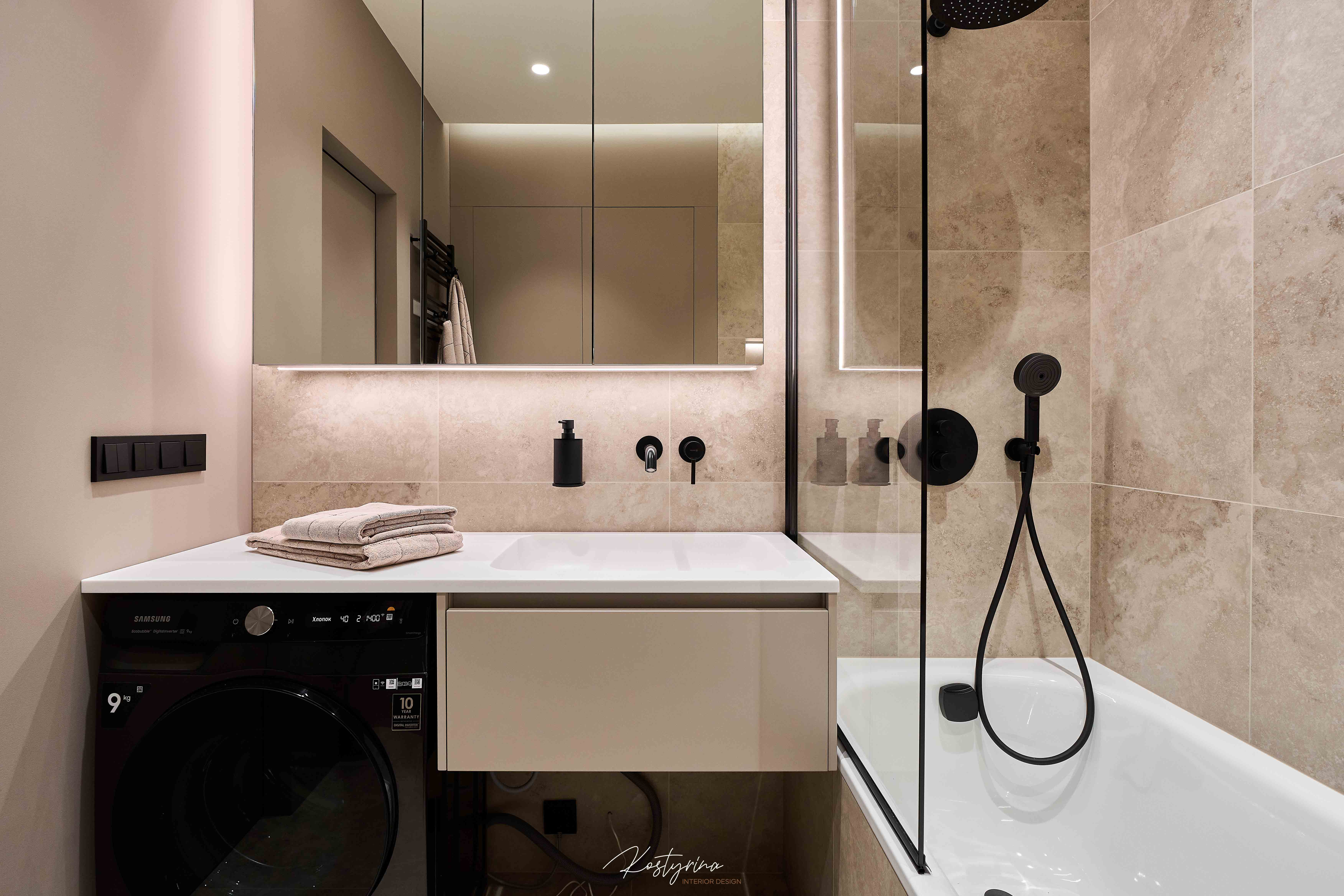 Интерьер квартиры в ЖК «Ты и Я» - 90м²