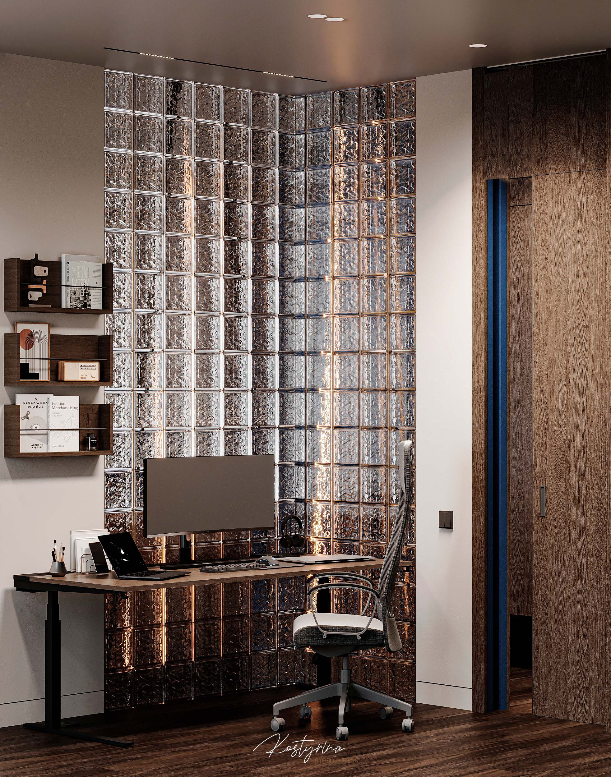 Брутальный интерьер квартиры в ЖК «Символ» - 60м²