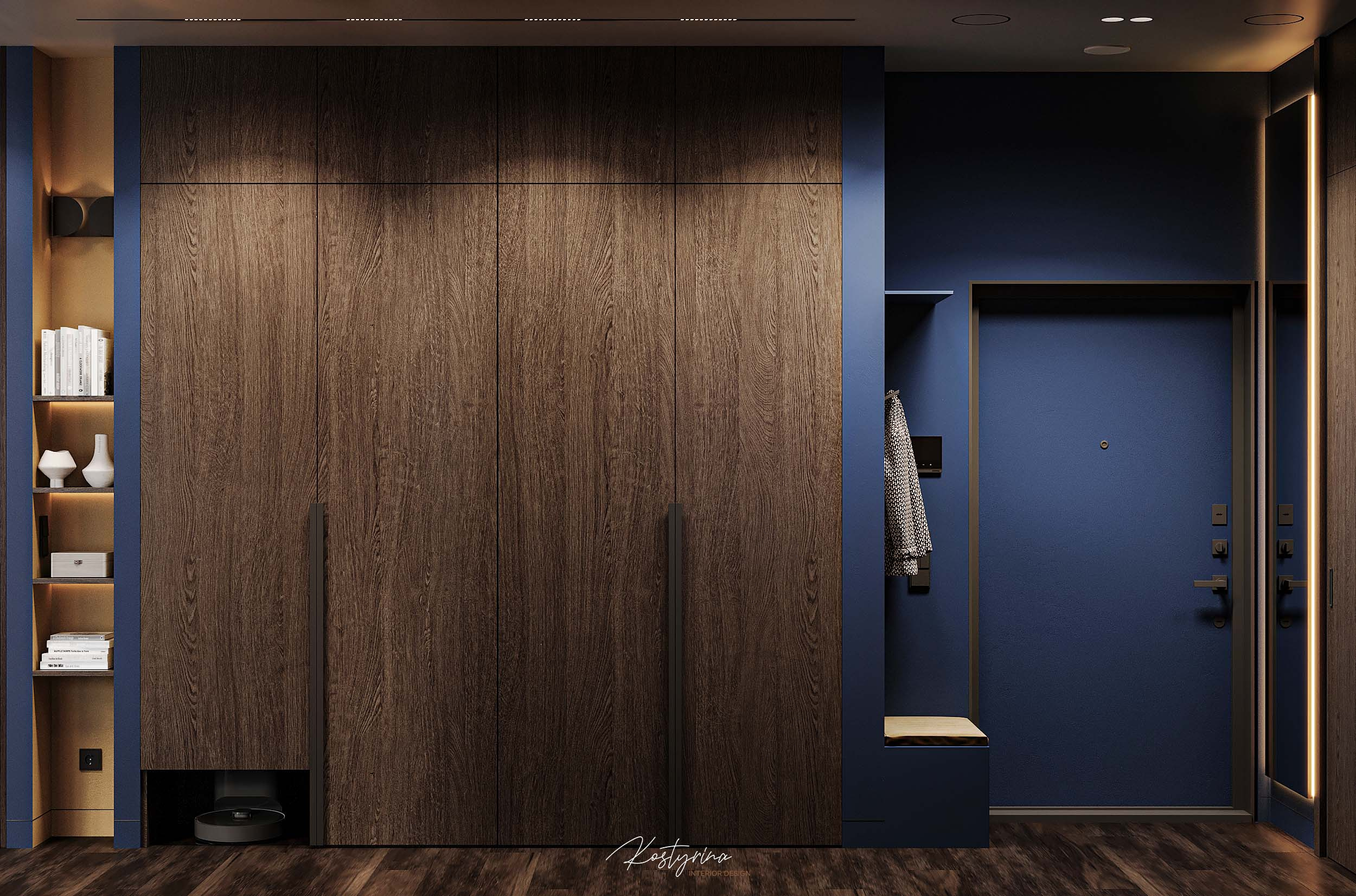 Брутальный интерьер квартиры в ЖК «Символ» - 60м²