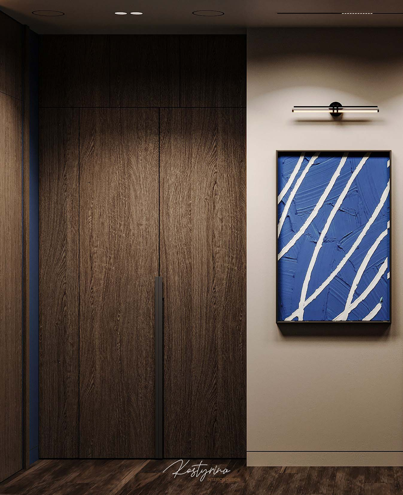 Брутальный интерьер квартиры в ЖК «Символ» - 60м²