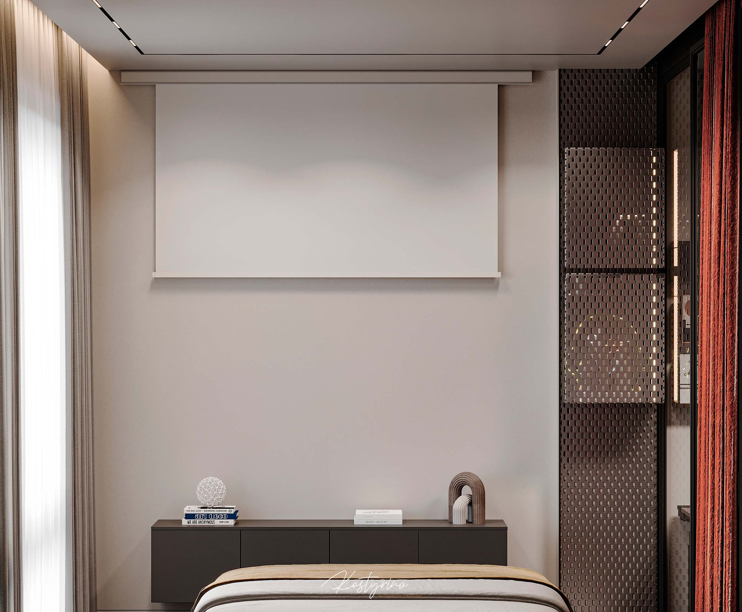 Брутальный интерьер квартиры в ЖК «Символ» - 60м²