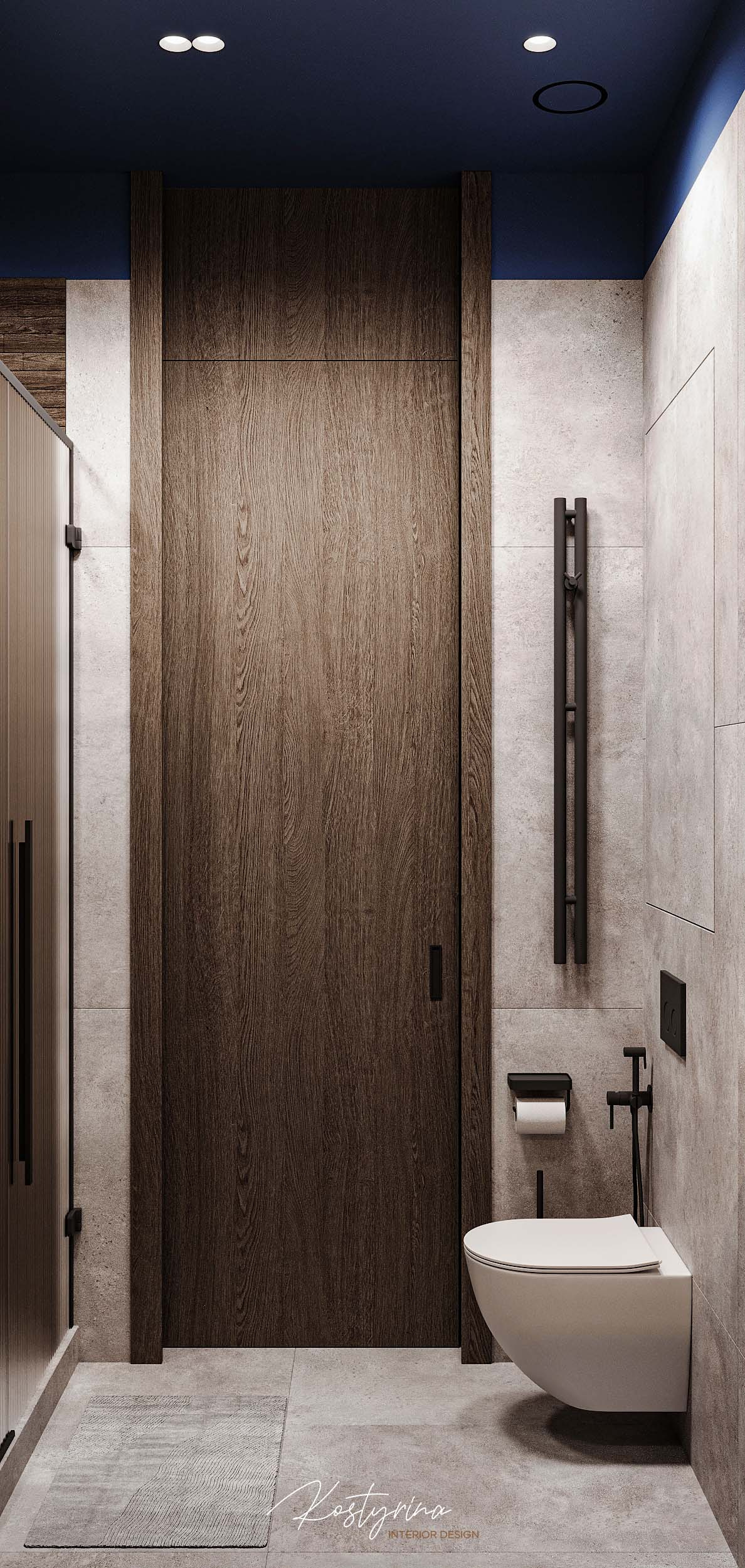 Брутальный интерьер квартиры в ЖК «Символ» - 60м²