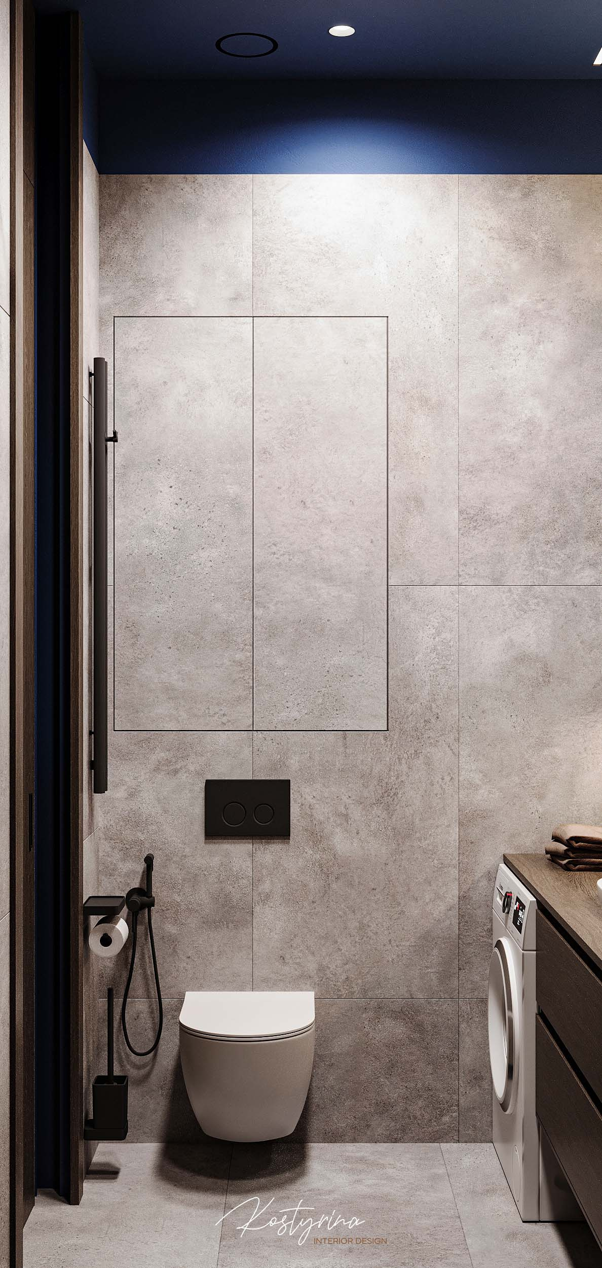 Брутальный интерьер квартиры в ЖК «Символ» - 60м²