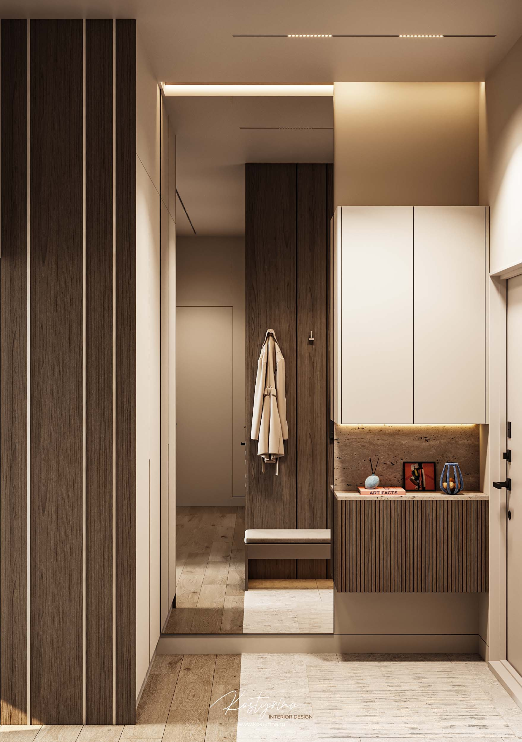 Светлая квартира у реки в ЖК «NOW» 95 м²