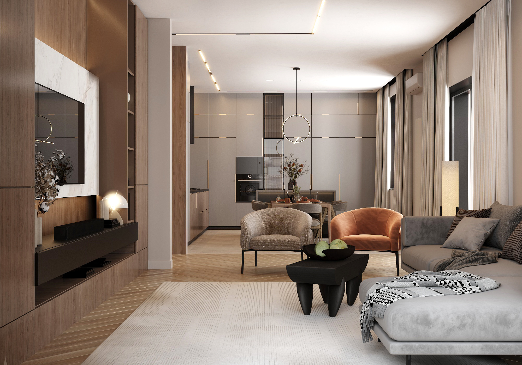 Дизайн частного дома в современном стиле