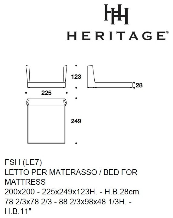 3D модель кровати HERITAGE