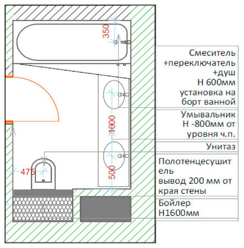 ДИЗАЙН ИНТЕРЬЕРА ВАННОЙ КОМНАТЫ В СТИЛЕ МОДЕРН