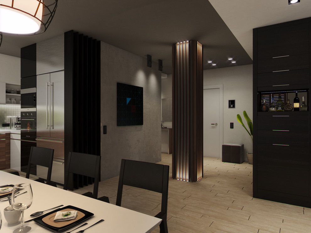 Loft в темных тонах