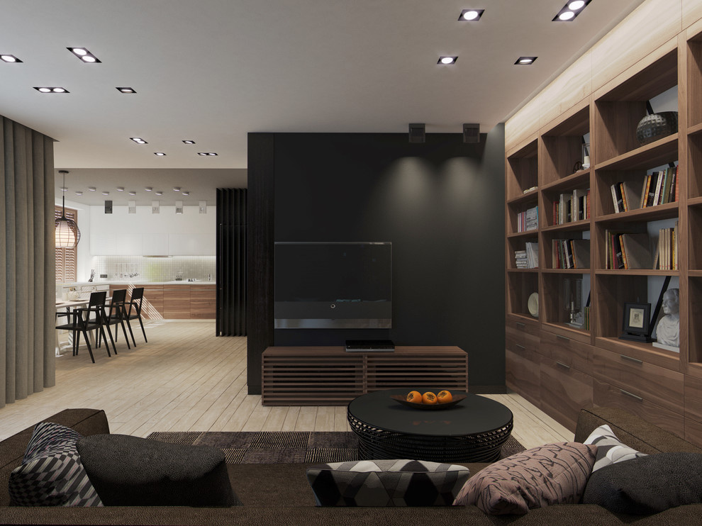 Loft в темных тонах