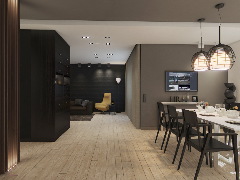Loft в темных тонах