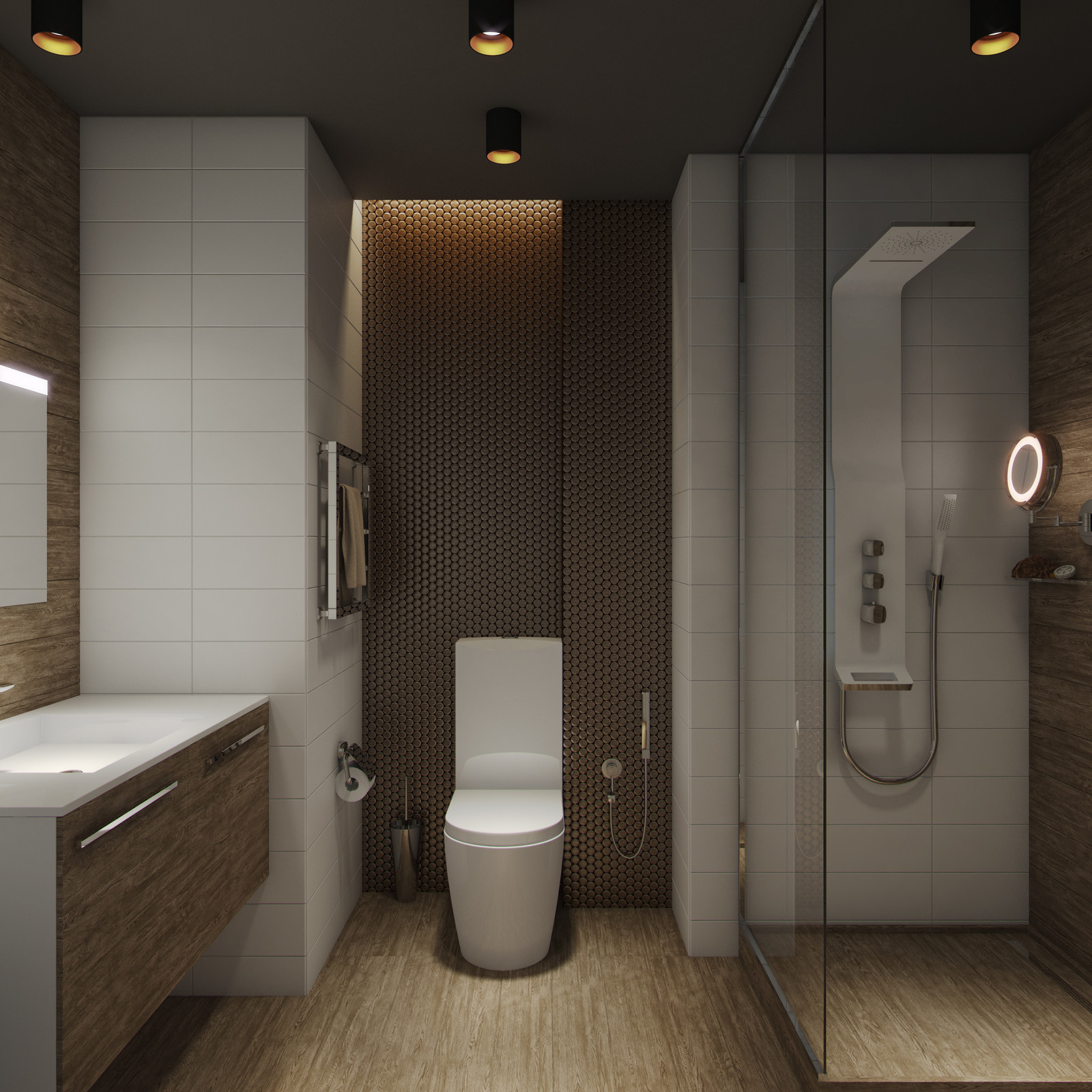 Loft в темных тонах
