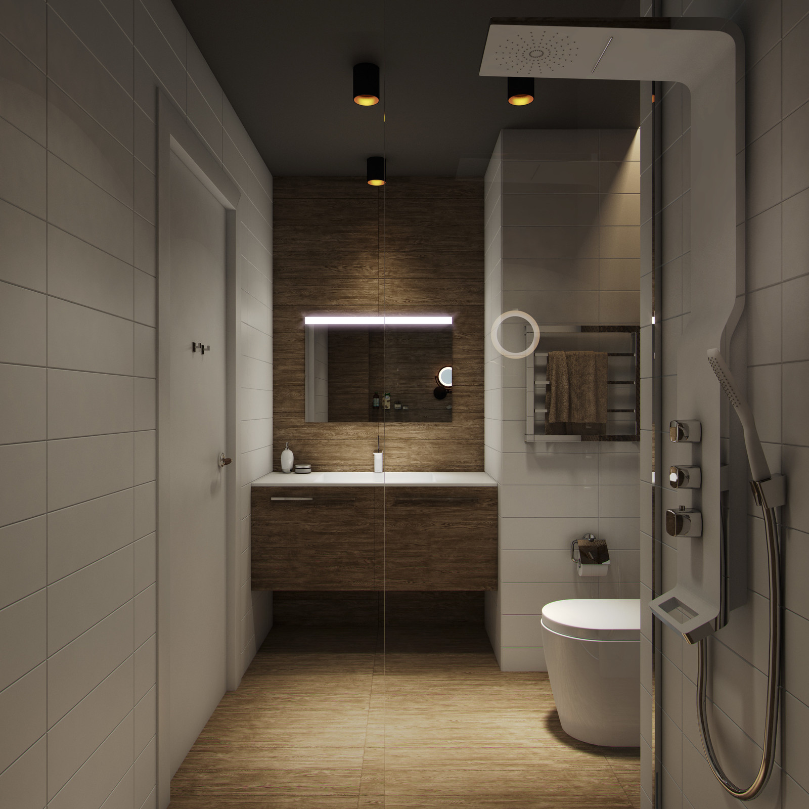 Loft в темных тонах