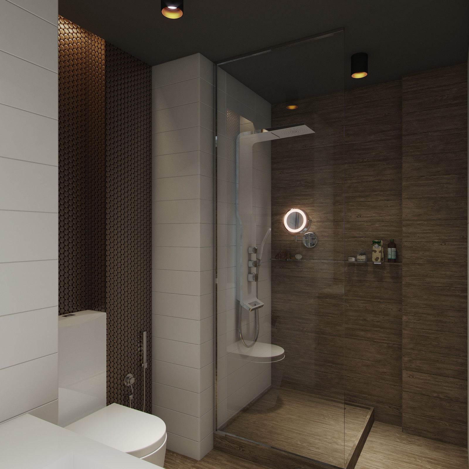 Loft в темных тонах