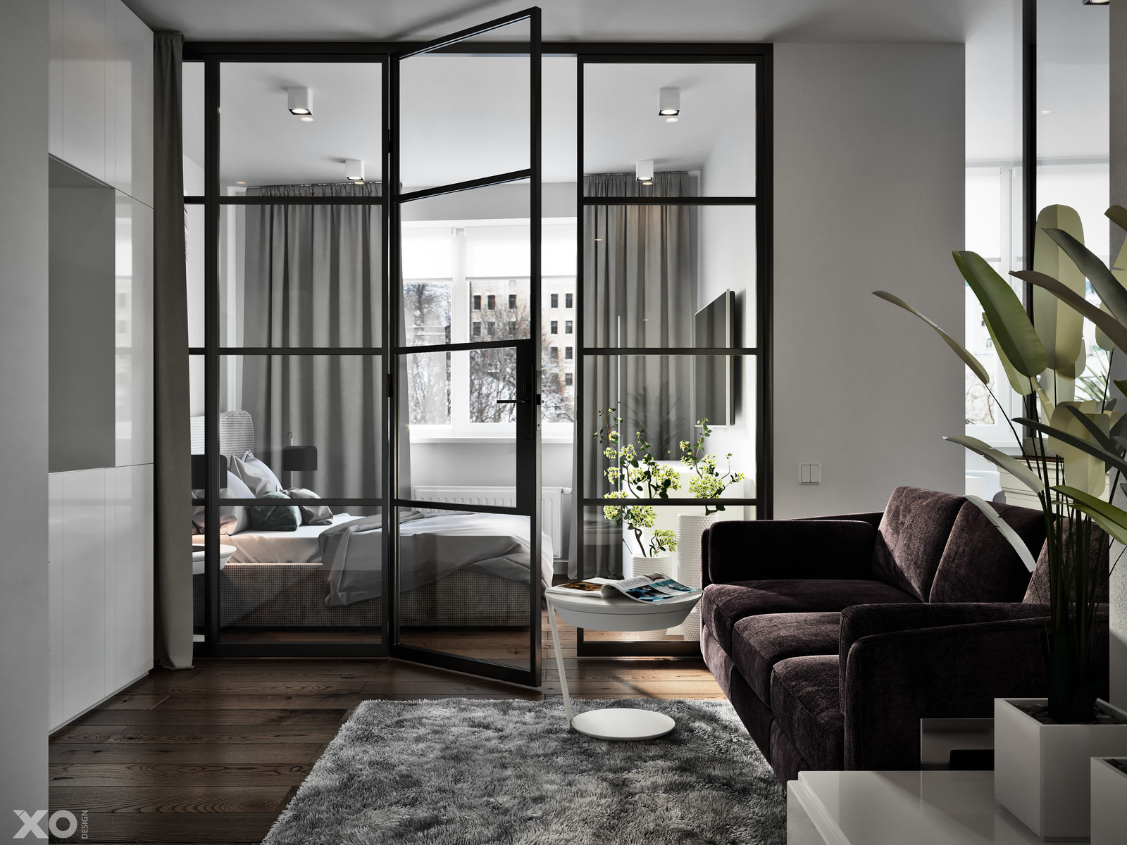 Minimalism in 48 m2