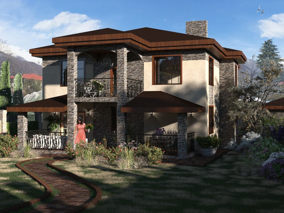 Project of mansion in Georgia
