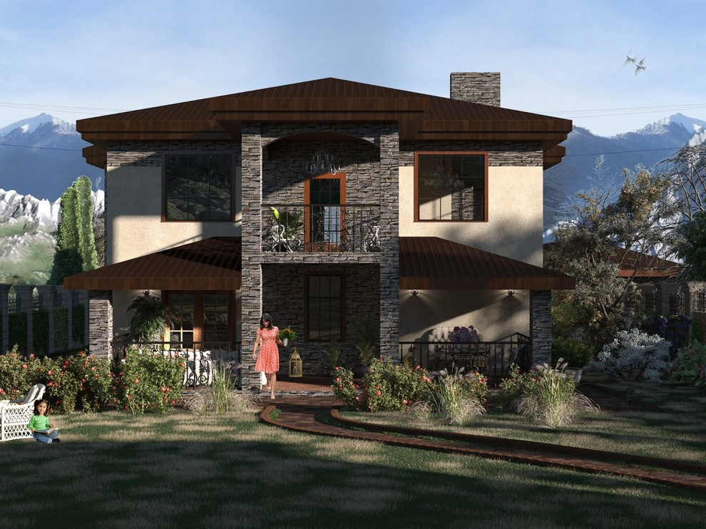 Project of mansion in Georgia