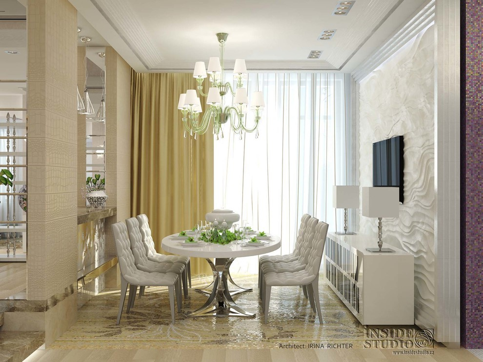 Интерьер загородного  дома  470 m2