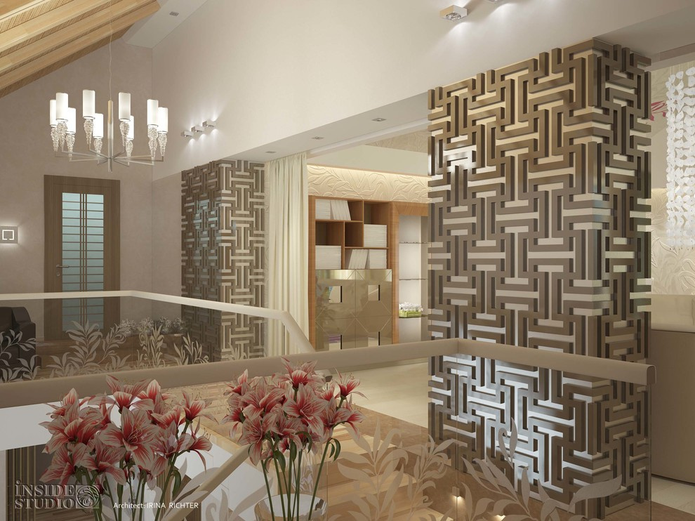 Интерьер загородного  дома   530 m2