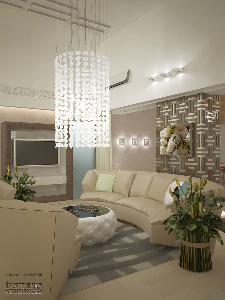 Интерьер загородного  дома   530 m2