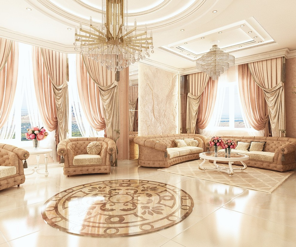 Гостиная в частном домовладении (г.Ессентуки)