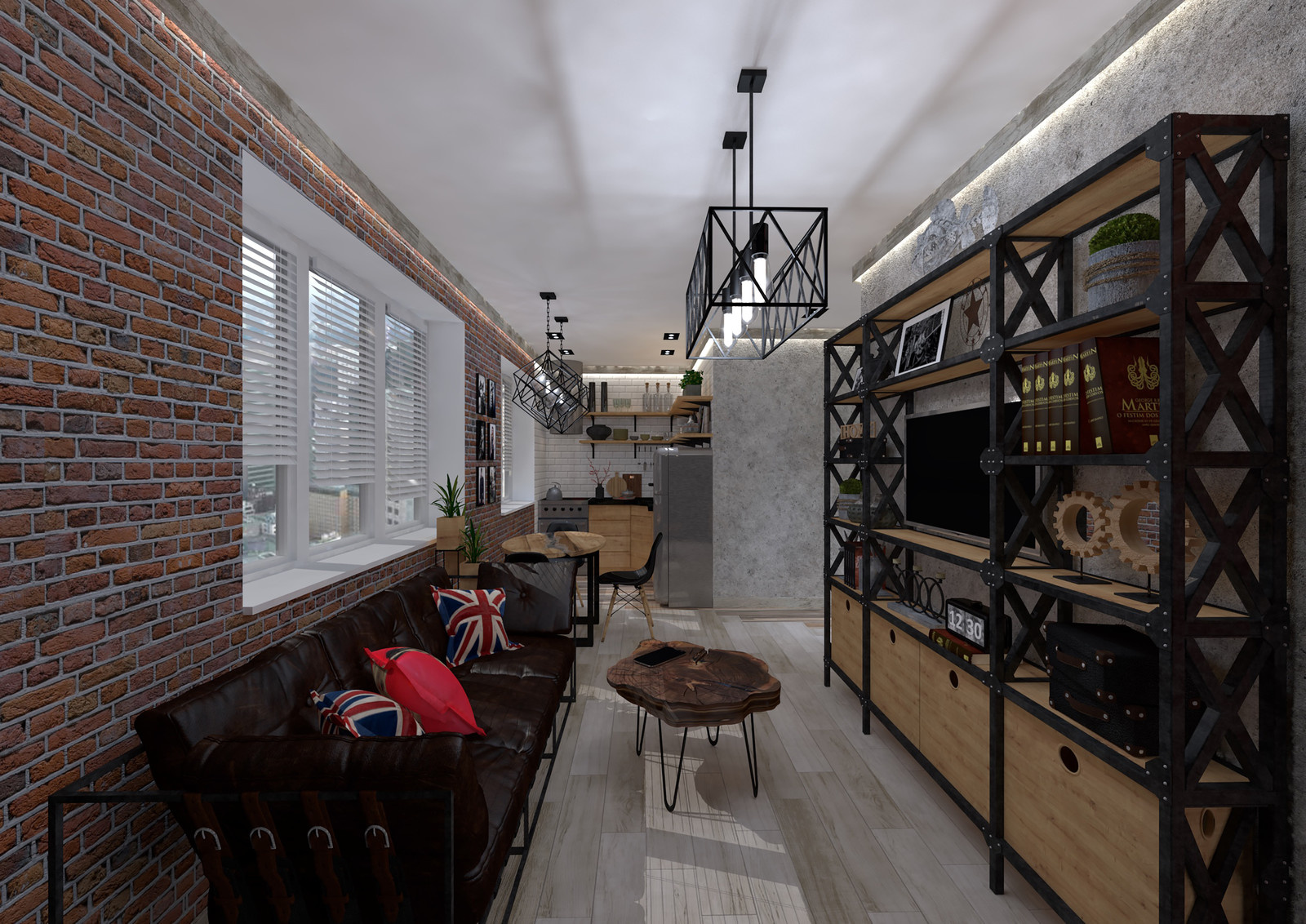Квартира в стиле Loft