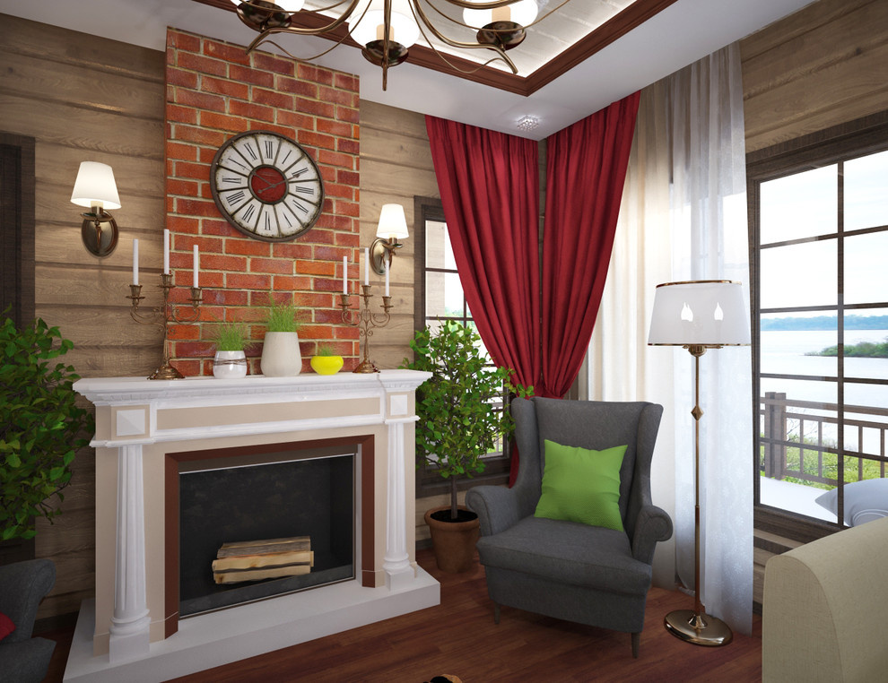 2015г. Интерьер дома из бруса.
