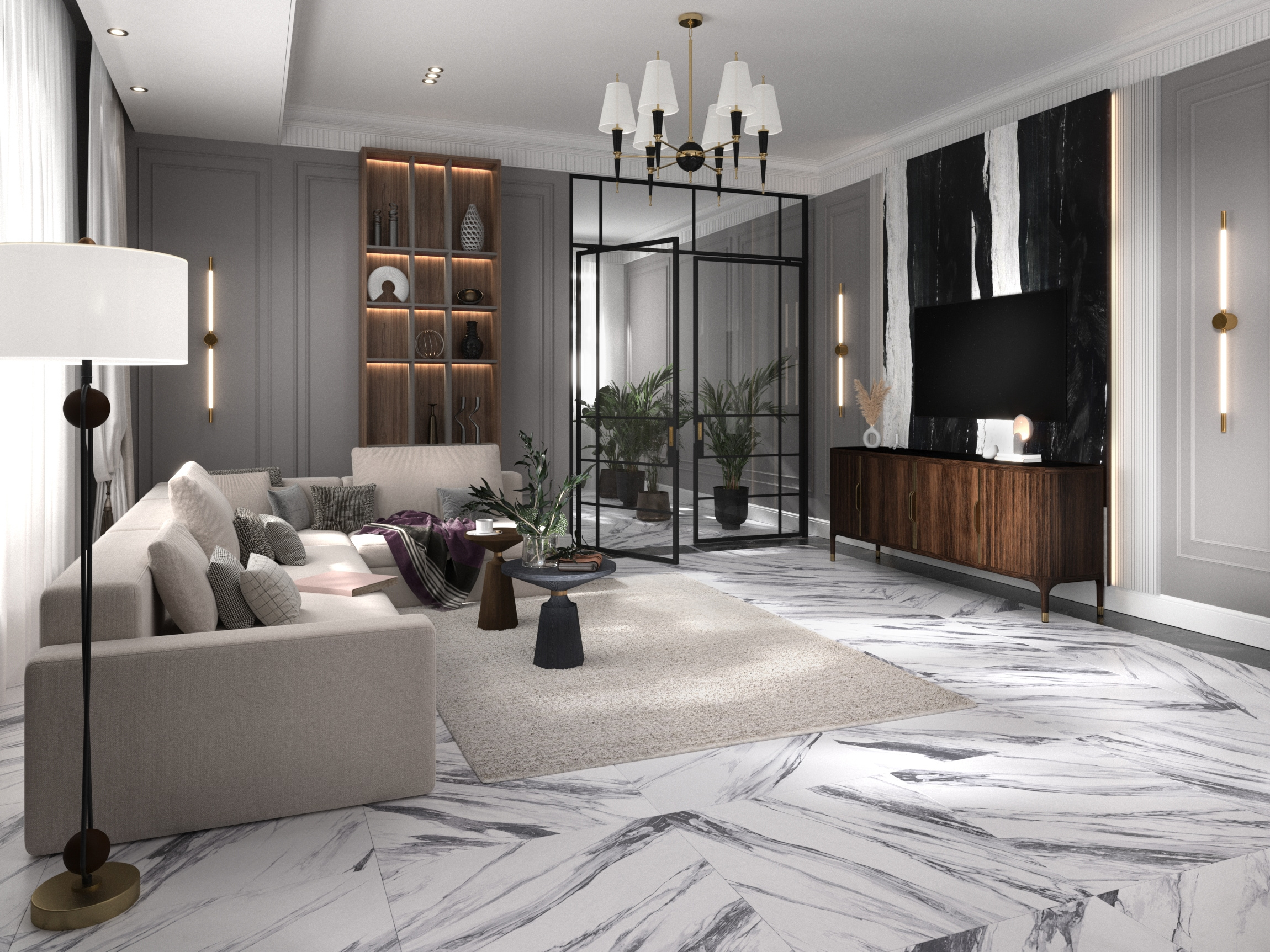 С нотками ампир