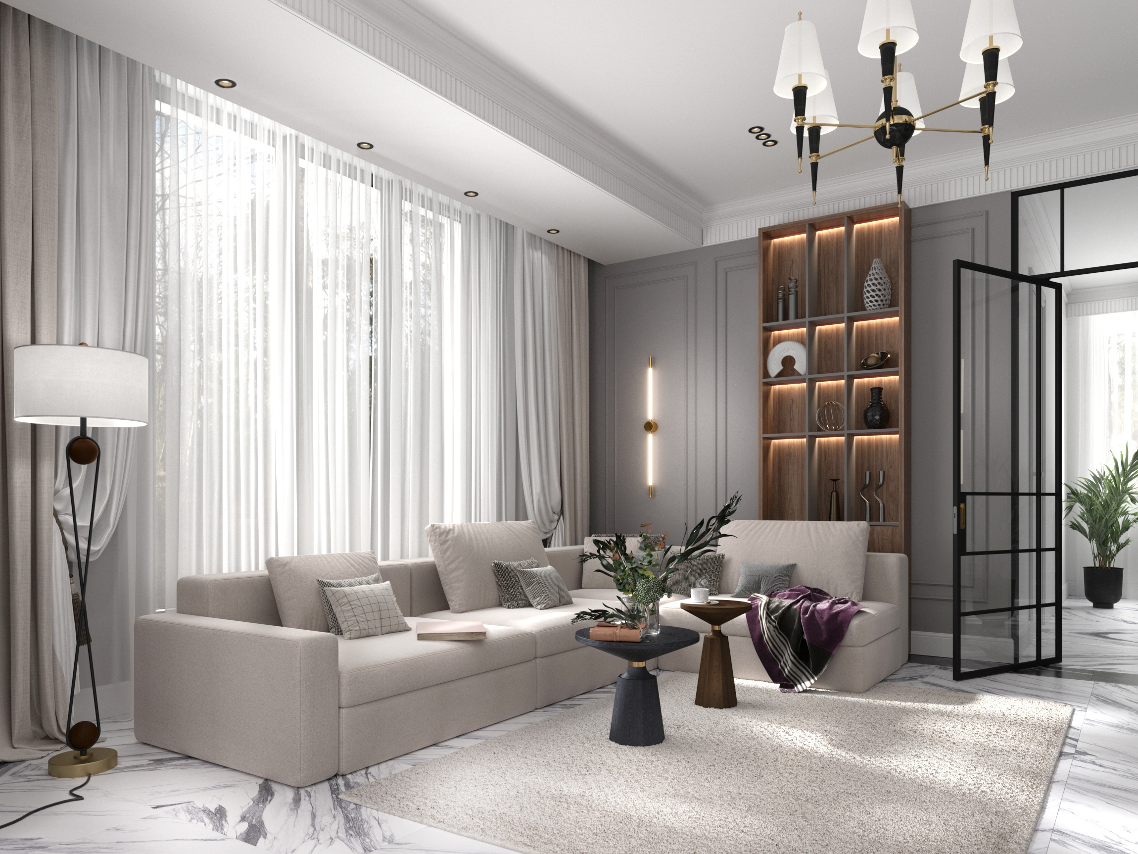 С нотками ампир