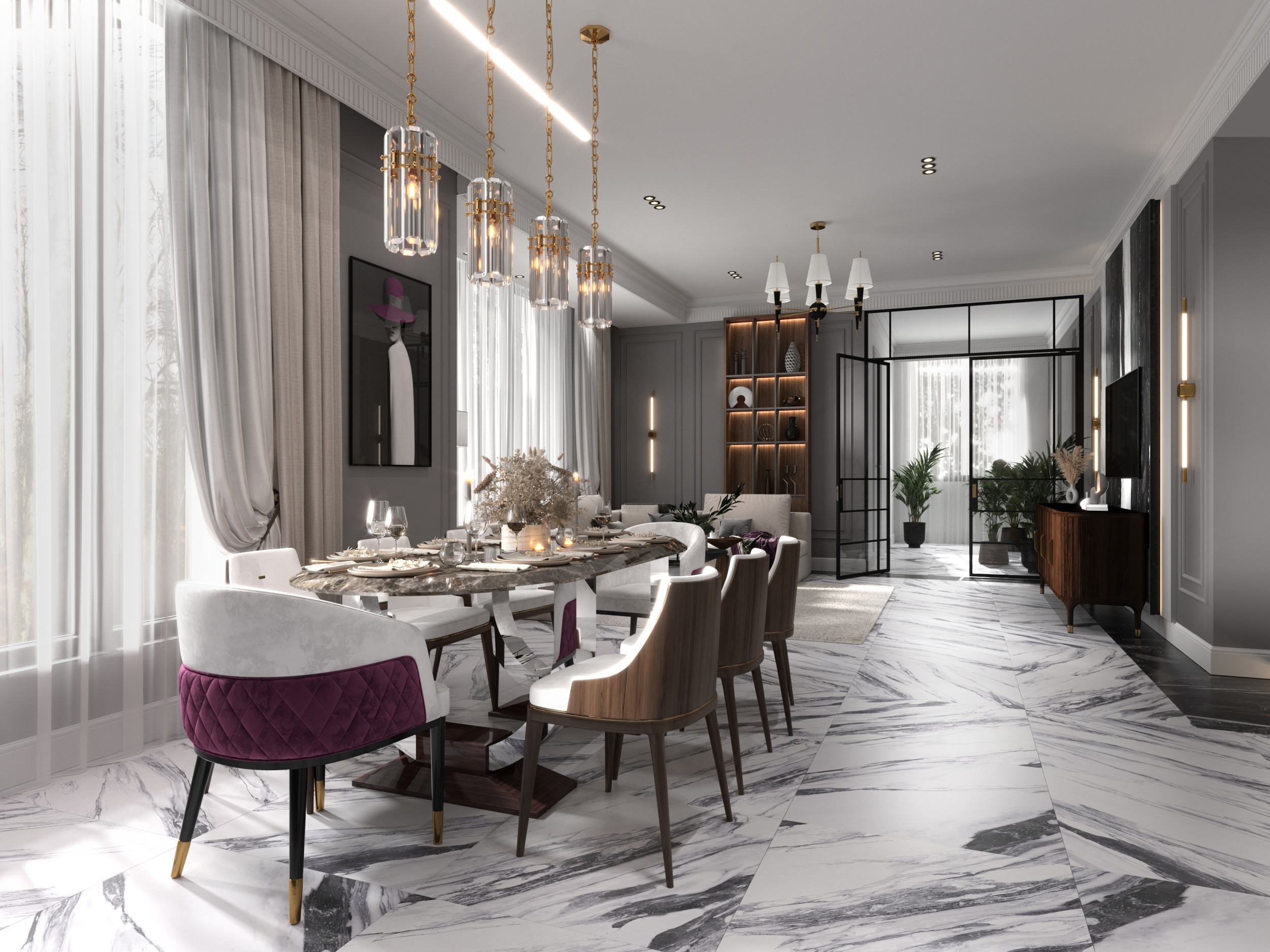 С нотками ампир