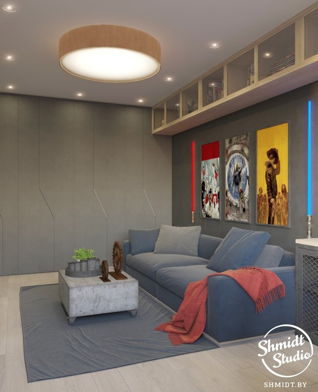 Проект "Коллекционный" для архитектора, 36м.кв.