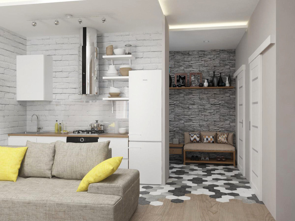 Квартира для парня. 60 м.кв.