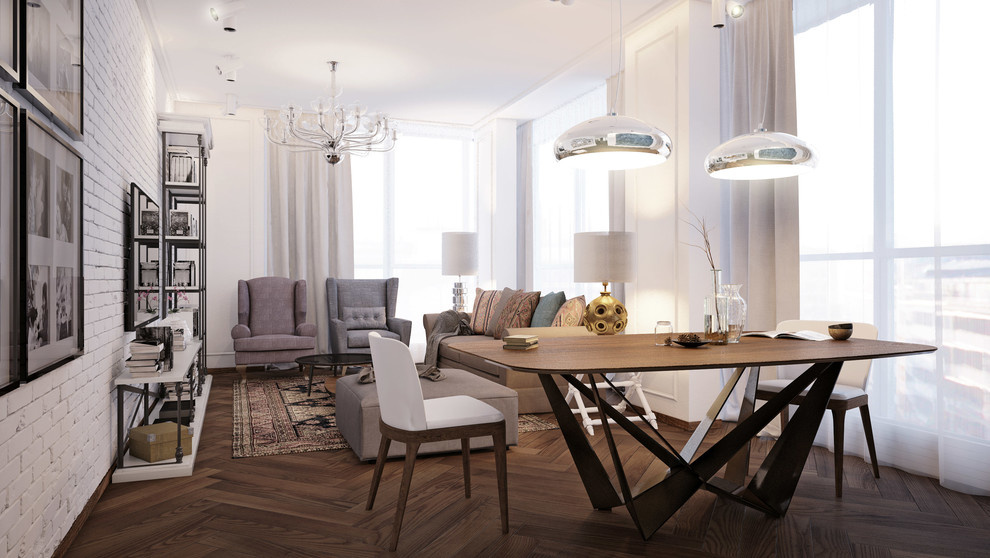 Интерьер квартиры в ЖК RICH HOUSE 150 м^2