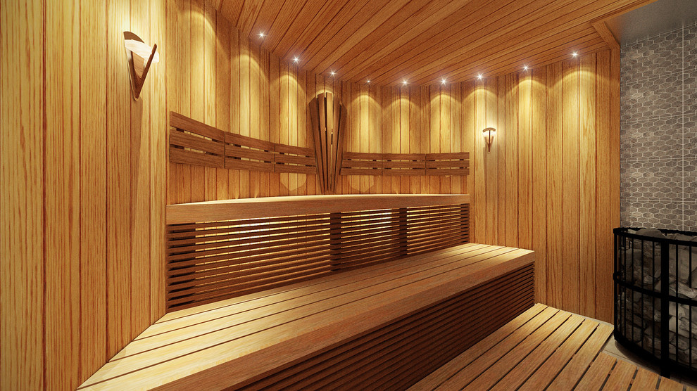 Визуализация сауны
