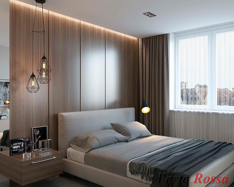 Bedroom design in Loft style