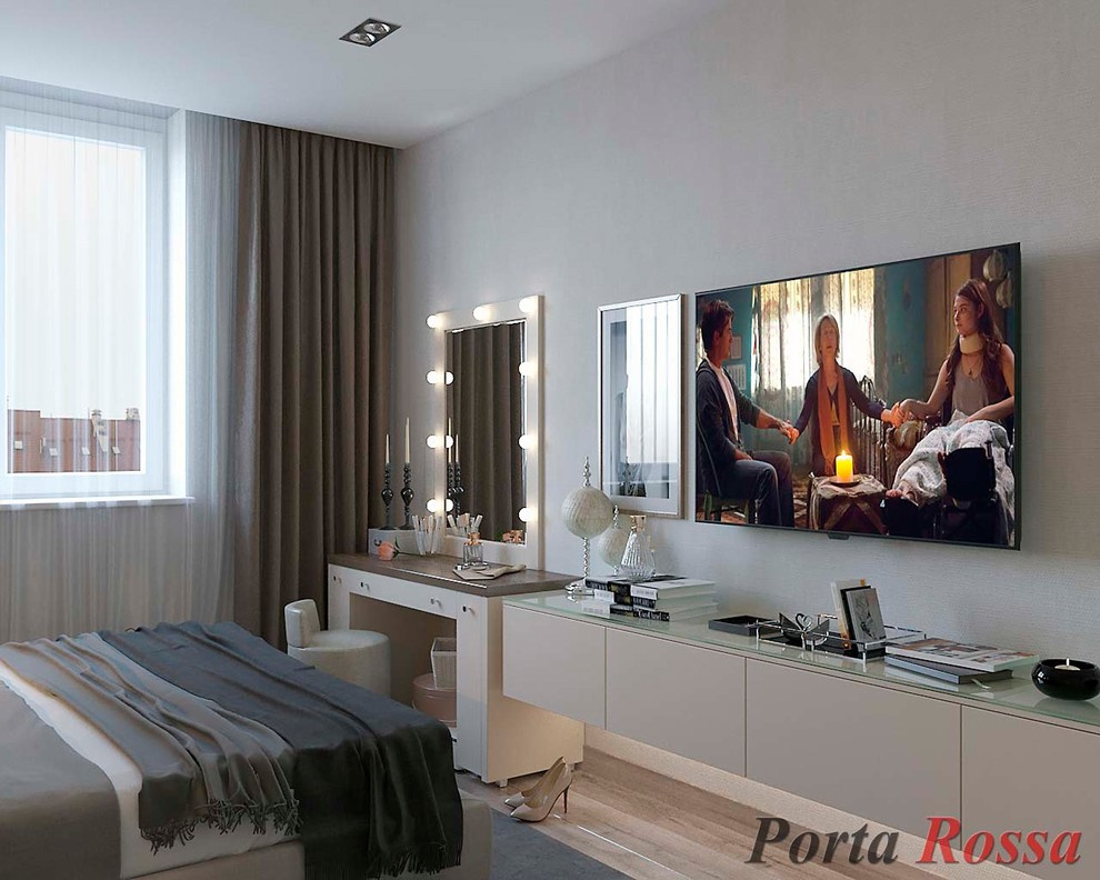 Bedroom design in Loft style
