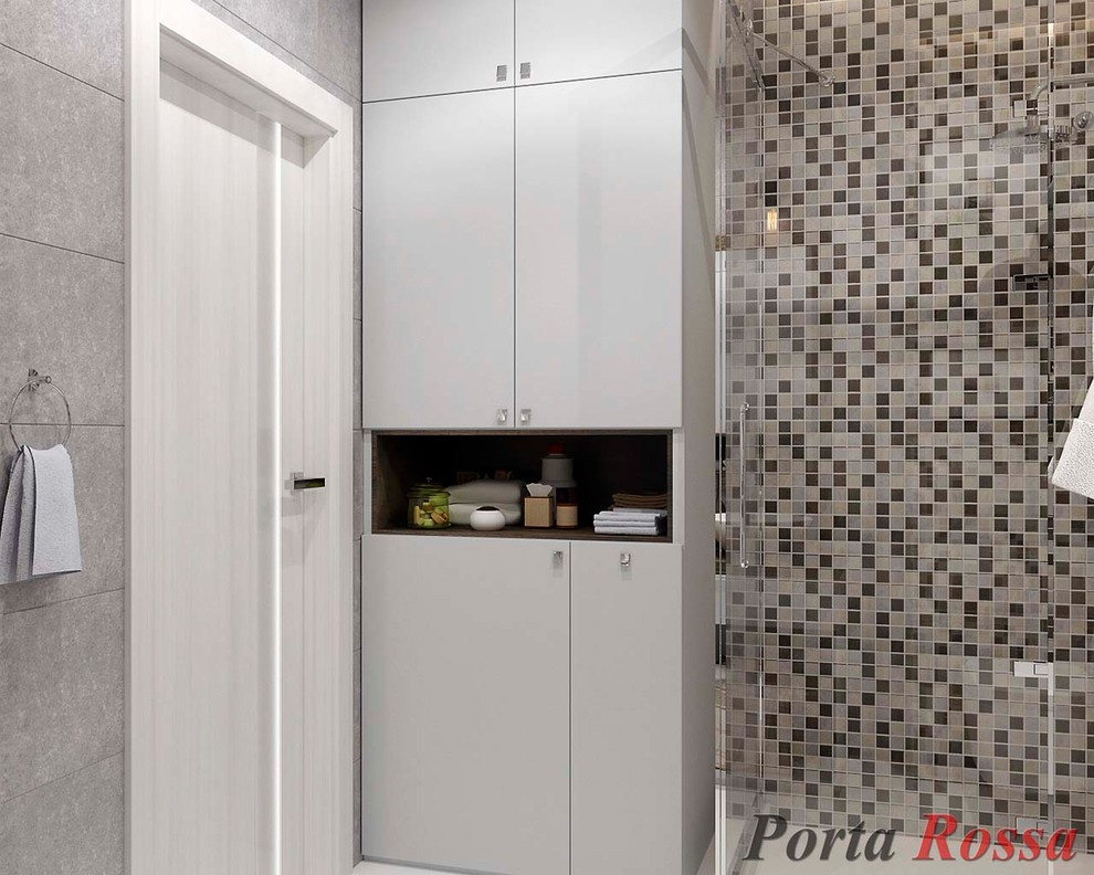 Bathroom design in Loft style