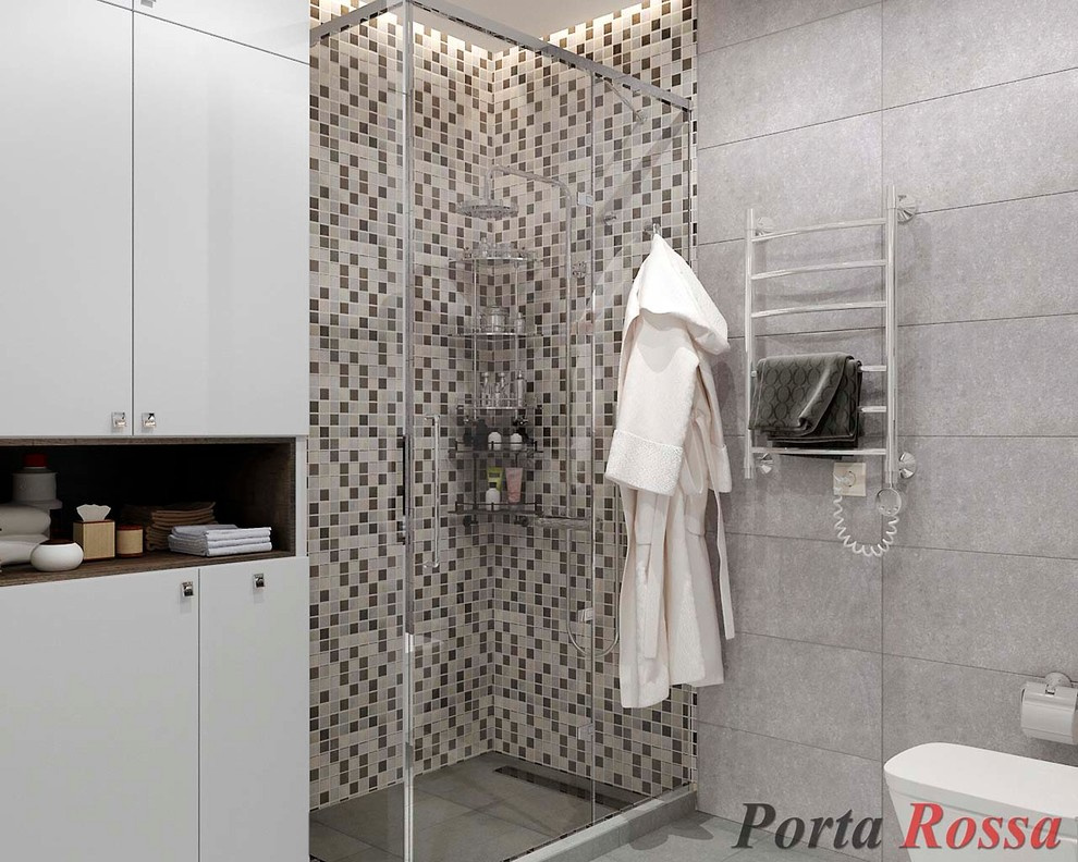Bathroom design in Loft style