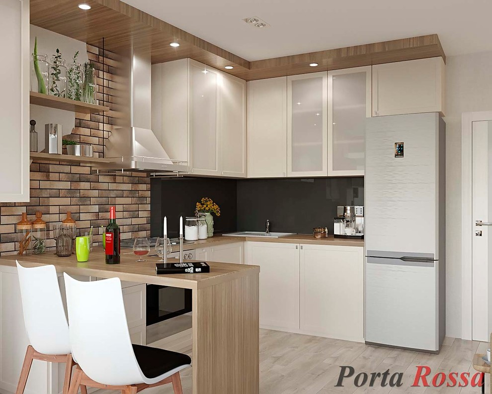 Kitchen design in Loft style