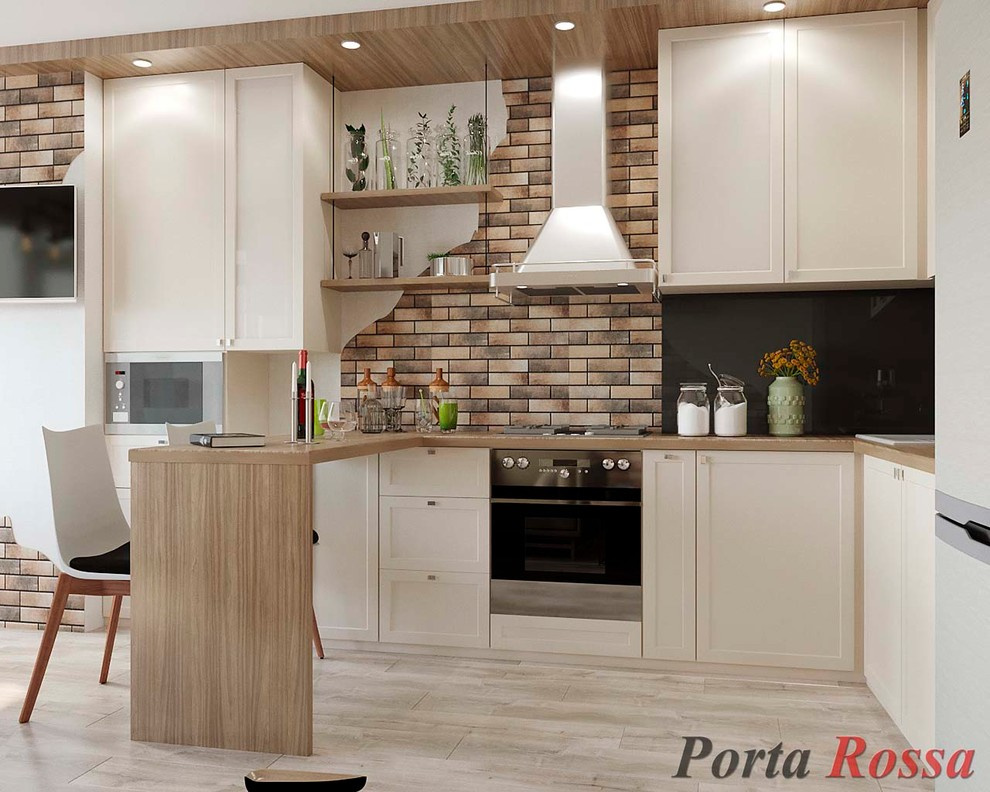 Kitchen design in Loft style